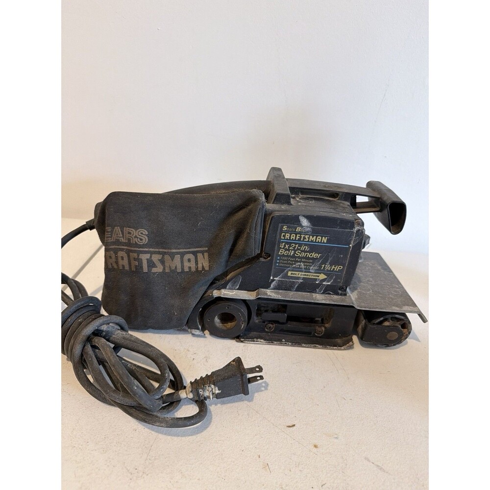 Sear's Best-Craftsman 4" X 21" Belt Sander 1-1/4" HP Model 315.117920